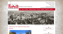 Desktop Screenshot of hartfordpreservation.org