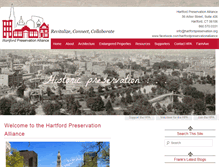Tablet Screenshot of hartfordpreservation.org